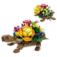 Turtle Planter Flower Pots Building Blocks Set (510 pcs) – Bring Creative DIY Garden Decor and Nature-Inspired Fun to Hallo...