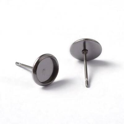Tarnish Resistant 304 Stainless Steel Stud Earring Settings