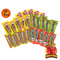 25 Pcs Pulparindo Mix Pack - Tamarindo, Mango, Watermelon, Chamoy and Spicy - Sweet, Mexican Candies Sugar Snack Bonbon Tangy...