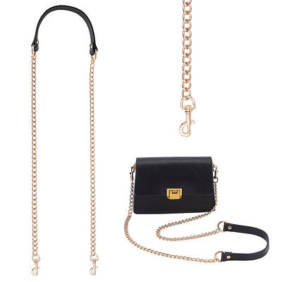Zinc Alloy Curb Chain Crossbody Bag Straps