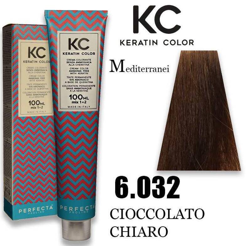 Kc Crema Colorante Alla Cheratina 100 Ml 6.032