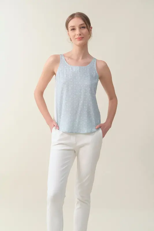 Multi-Way Tank Top - Sky Print | Size: XS
