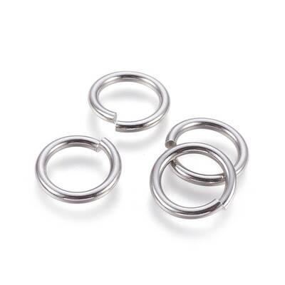 Tarnish Resistant 304 Stainless Steel Open Jump Rings
