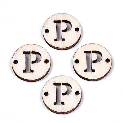 Unfinished Natural Poplar Wood Links Connectors