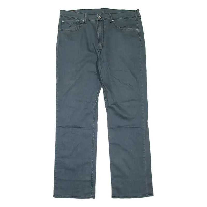 LEVI'S 506 Jeans Mens Grey Regular Straight W40 L34