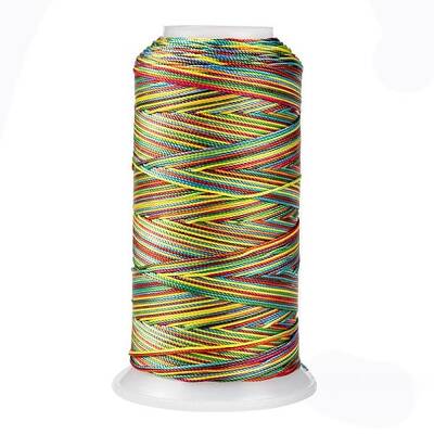 Segment Dyed Round Polyester Sewing Thread