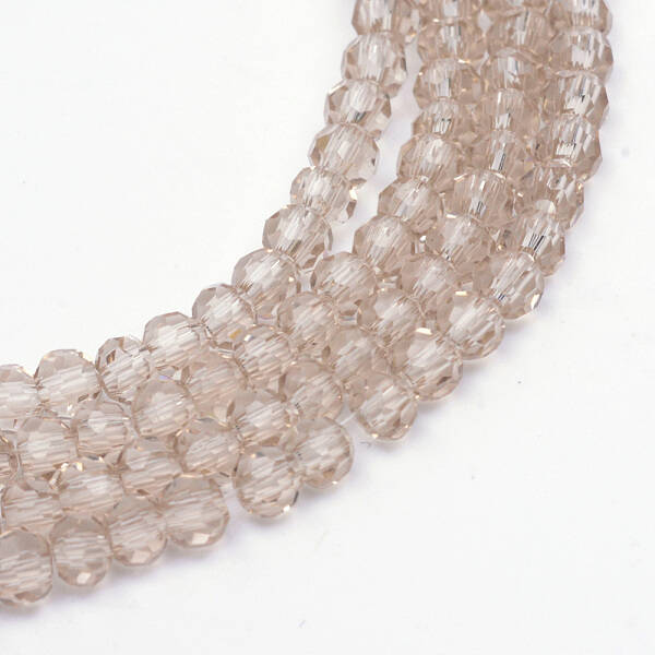 Transparent Glass Bead Strands