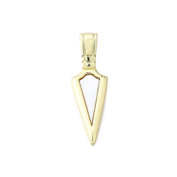 Arrowhead Shape Brass Pendants