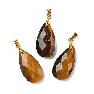 Natural Tiger Eye Pendants