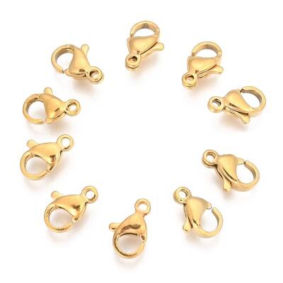 304 Stainless Steel Lobster Claw Clasps