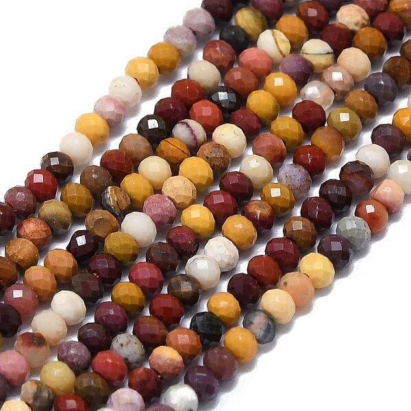Natural Mookaite Beads Strands