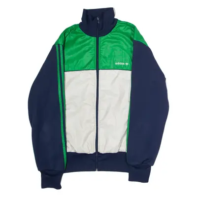 ADIDAS ORIGINALS Mens Track Jacket Blue Colourblock M