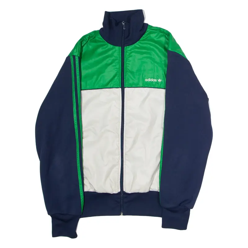 ADIDAS ORIGINALS Mens Track Jacket Blue Colourblock M