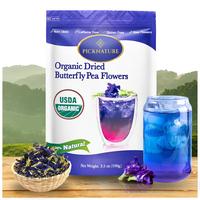 PICKNATURE Butterfly Pea Flower Tea Loose Leaf Whole Petals Freshly Picked from Thailand | 3.50 oz. (300+ Cups) - Antioxidant...
