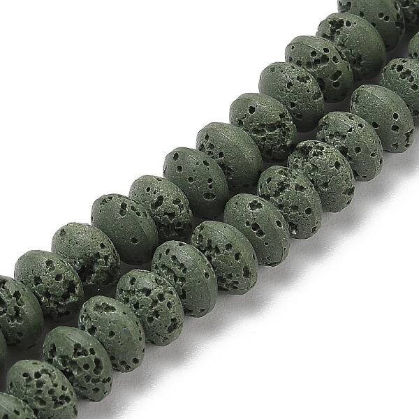 Synthetic Lava Rock Beads Strands