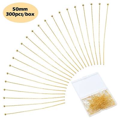 300Pcs Brass Ball Head pins