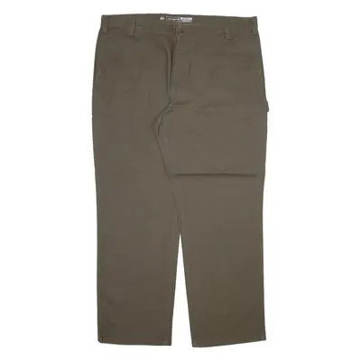 CARHARTT Carpenter Workwear Mens Trousers Grey Relaxed Straight W42 L32