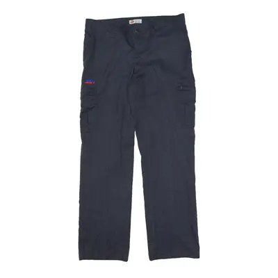 DICKIES Workwear Utility Trousers Grey Regular Straight Womens W34 L32