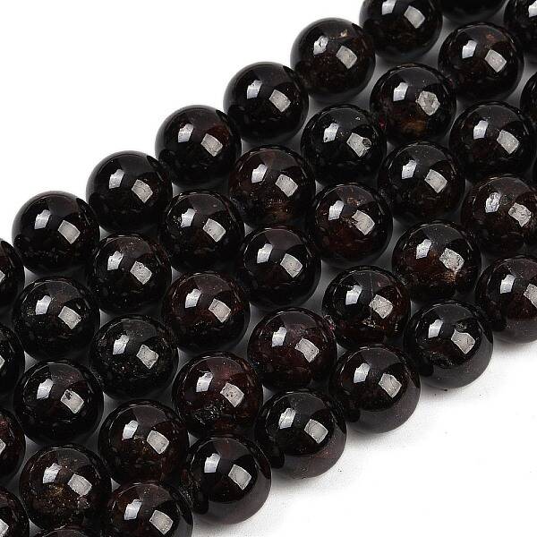 Natural Garnet Bead Strands