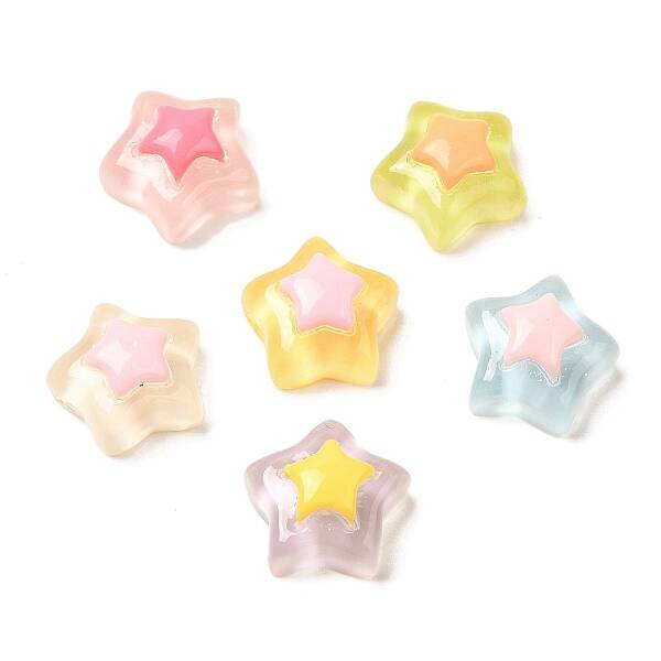 Cartoon Translucent Resin Cabochons