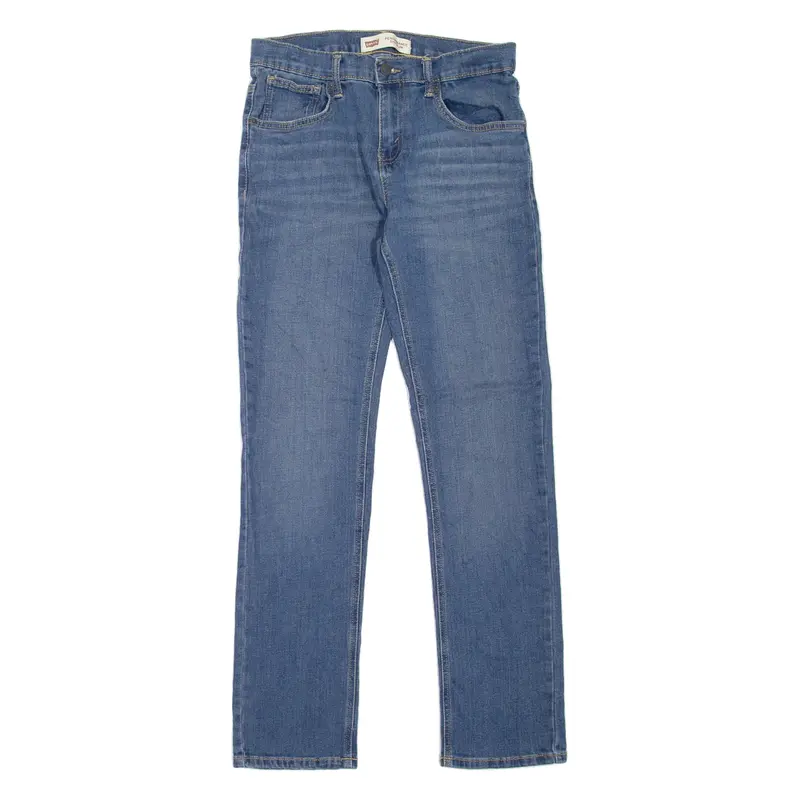 LEVI'S Boys Jeans Blue Slim Straight Stone Wash W29 L31