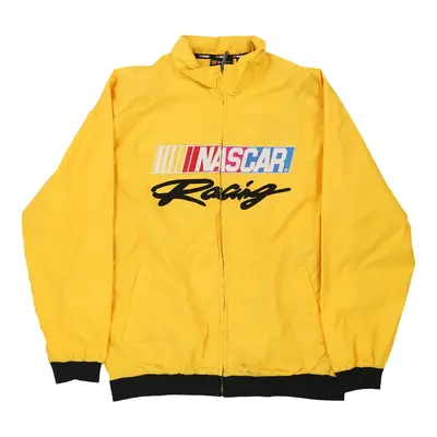 Nascar Nascar Jacket - Large Yellow Nylon