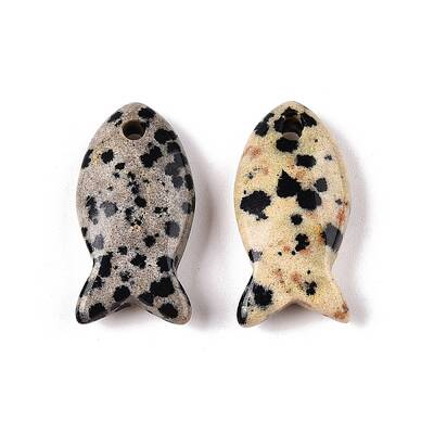 Natural Dalmatian Jasper Pendants