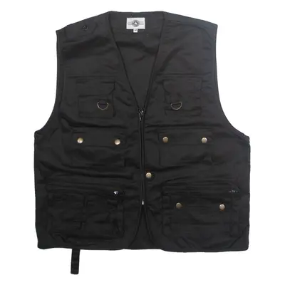 ARMY TEX Mens Gilet Black M