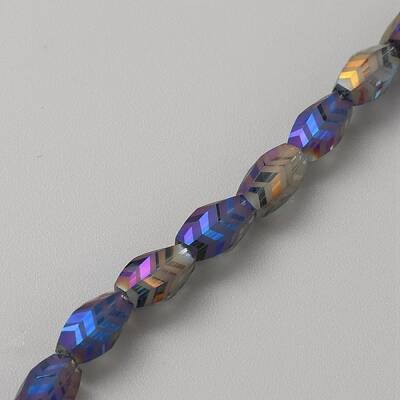 Transparent Electroplate Glass Beads