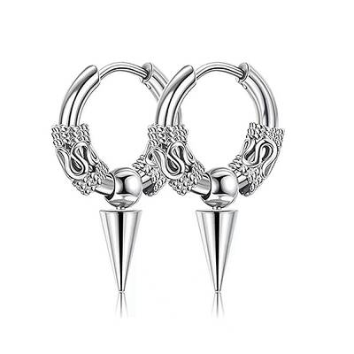 Non-Tarnish 304 Stainless Steel Hoop Earrings