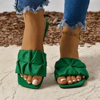 Heeled Shoes Fashion Ladies Elegant Dress Pumps Shoes Women Sandals Fashionable New Pattern Simple Solid Zapatos Para Mujeres