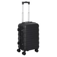 ZENY 22-in Carry-on Luggage Hardside Travel Suitcase Spinner TSA Lock Black