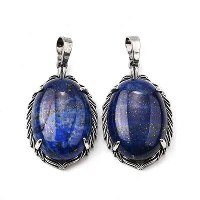 Dyed Natural Lapis Lazuli Pendants