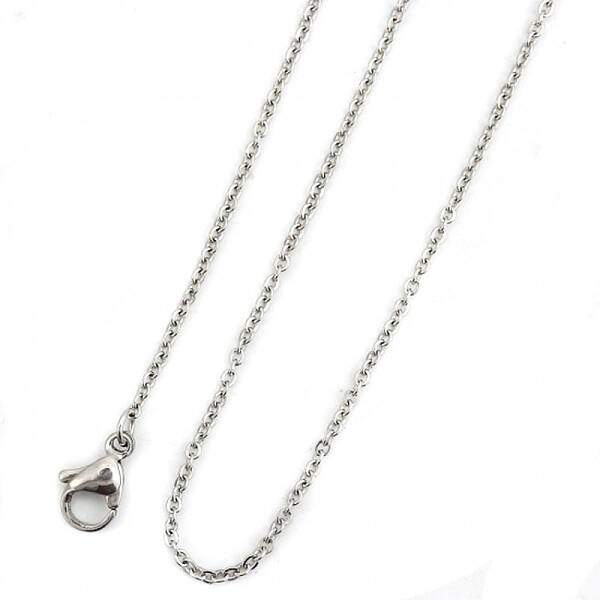 Non-Tarnish 304 Stainless Steel Cable Chain Necklace for Men Women