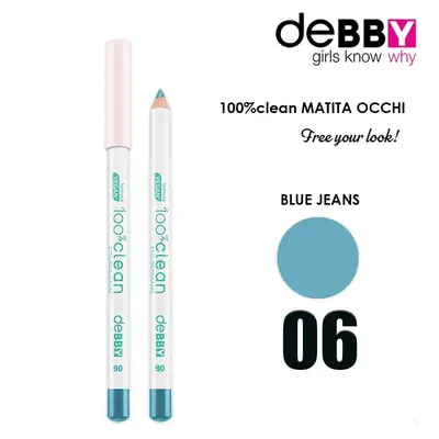 Debby 100% eye pencil clean 6 blue jeans