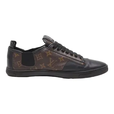 LOUIS VUITTON Sneaker Trainers Brown Leather Mens UK 9