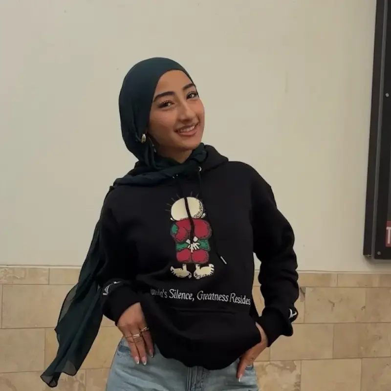 Handala Velvet Lined Hoodie