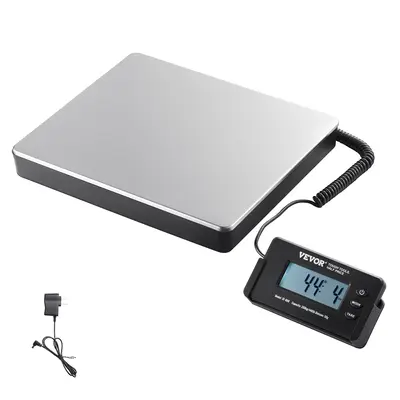 VEVOR Digital Shipping Scale, 440 lbs x 1.7 oz. Heavy Duty Postal Scale with Timer, Tare Function, HD LCD Screen Portable Pac...