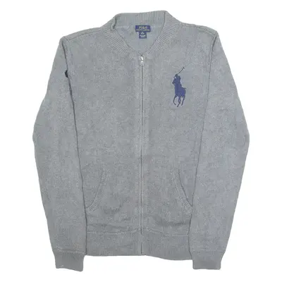 POLO RALPH LAUREN Boys Jumper Grey Tight Knit XL