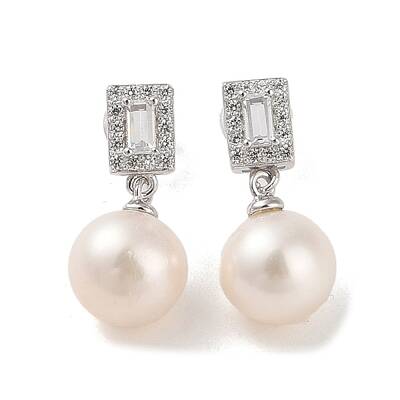 Anti-Tarnish Sterling Silver Stud Earrings