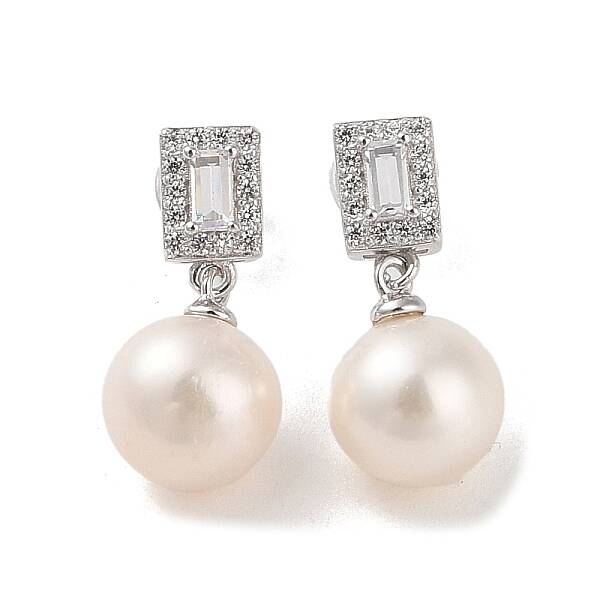 Anti-Tarnish Sterling Silver Stud Earrings