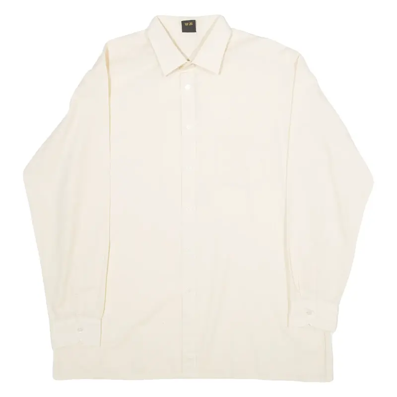 EPA UNIP Mens Formal Shirt Yellow Long Sleeve L
