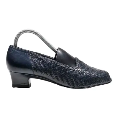 GABOR Peep Toe Heels Blue Synthetic Womens UK 4.5