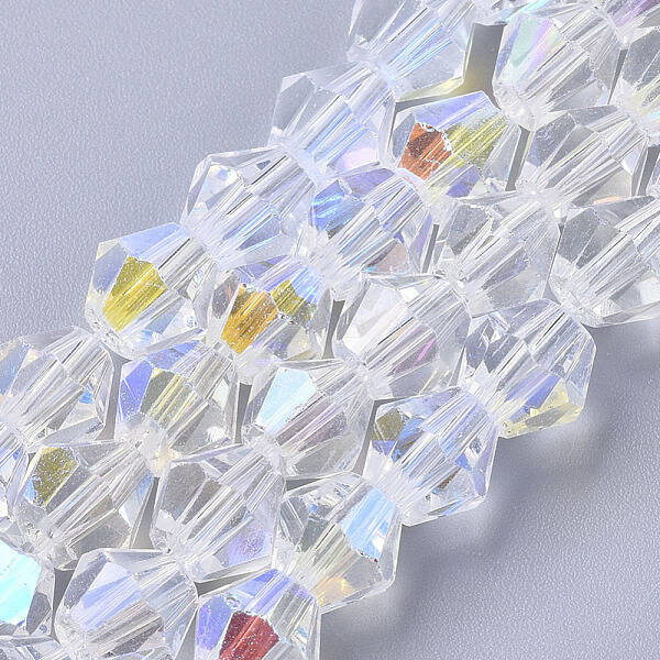 Electroplate Glass Beads Strands