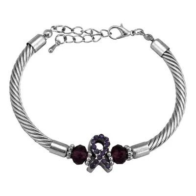 Alzheimer's Awareness Cable Bracelet - Single