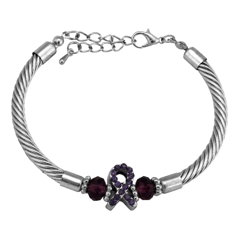 Alzheimer's Awareness Cable Bracelet - Single