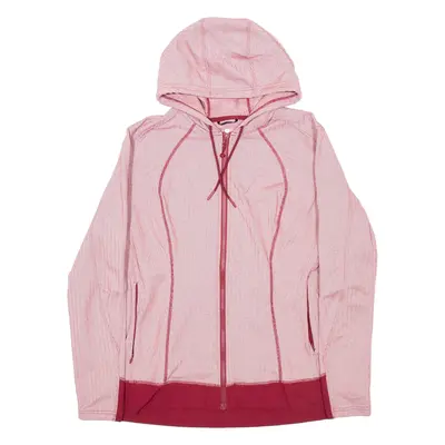 ENGELBERT STRAUSS Womens Red Hoodie Full Zip XL