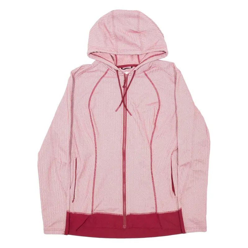 ENGELBERT STRAUSS Womens Red Hoodie Full Zip XL