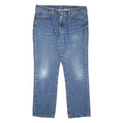 LEVI'S 514 Jeans Mens Blue Slim Straight Stone Wash W38 L32