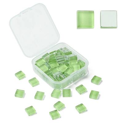 60Pcs Transparent Glass Cabochons